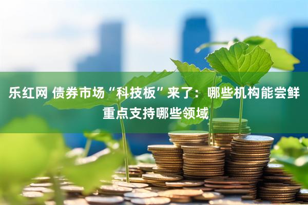 乐红网 债券市场“科技板”来了：哪些机构能尝鲜 重点支持哪些领域