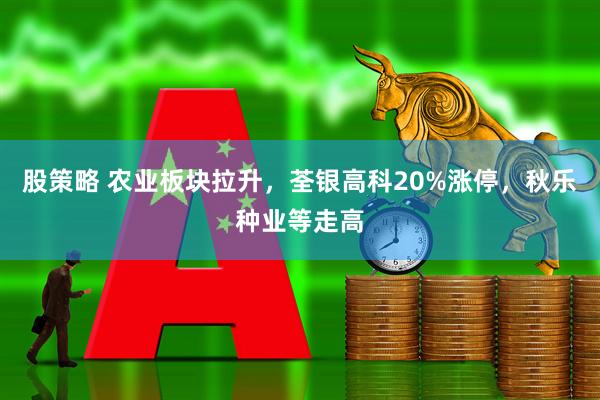 股策略 农业板块拉升，荃银高科20%涨停，秋乐种业等走高