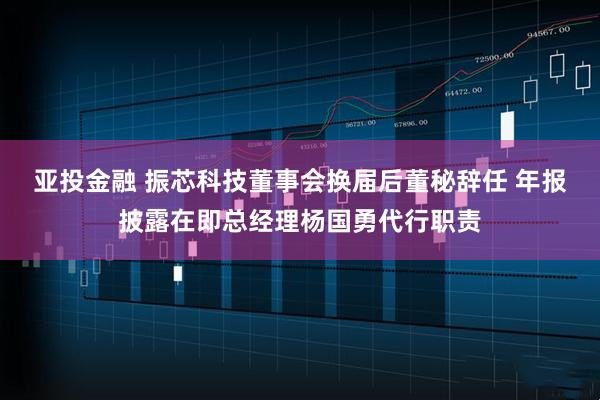 亚投金融 振芯科技董事会换届后董秘辞任 年报披露在即总经理杨国勇代行职责